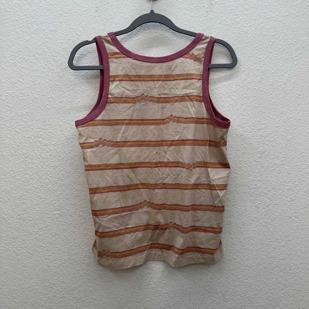 Patagonia Ridge Rise Stripe Organic Ringer Tank Top Shirt Womens size Medium NEW - Picture 6 of 8
